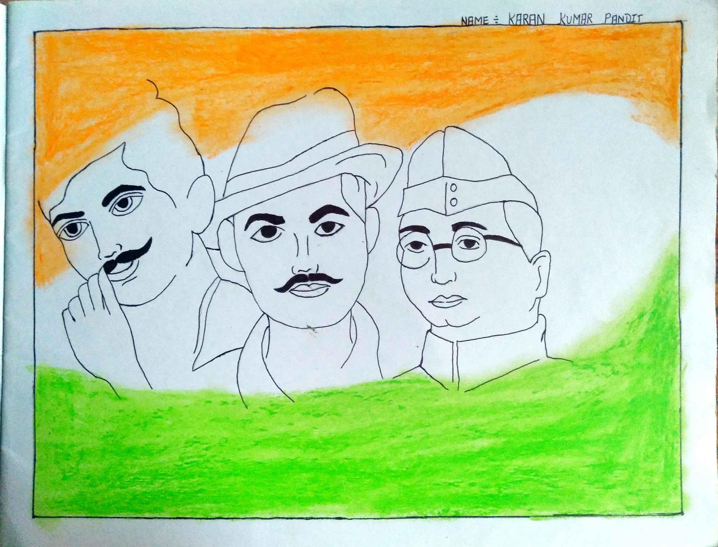 New drawings for freedom... - Deepak Sharma ART | Facebook
