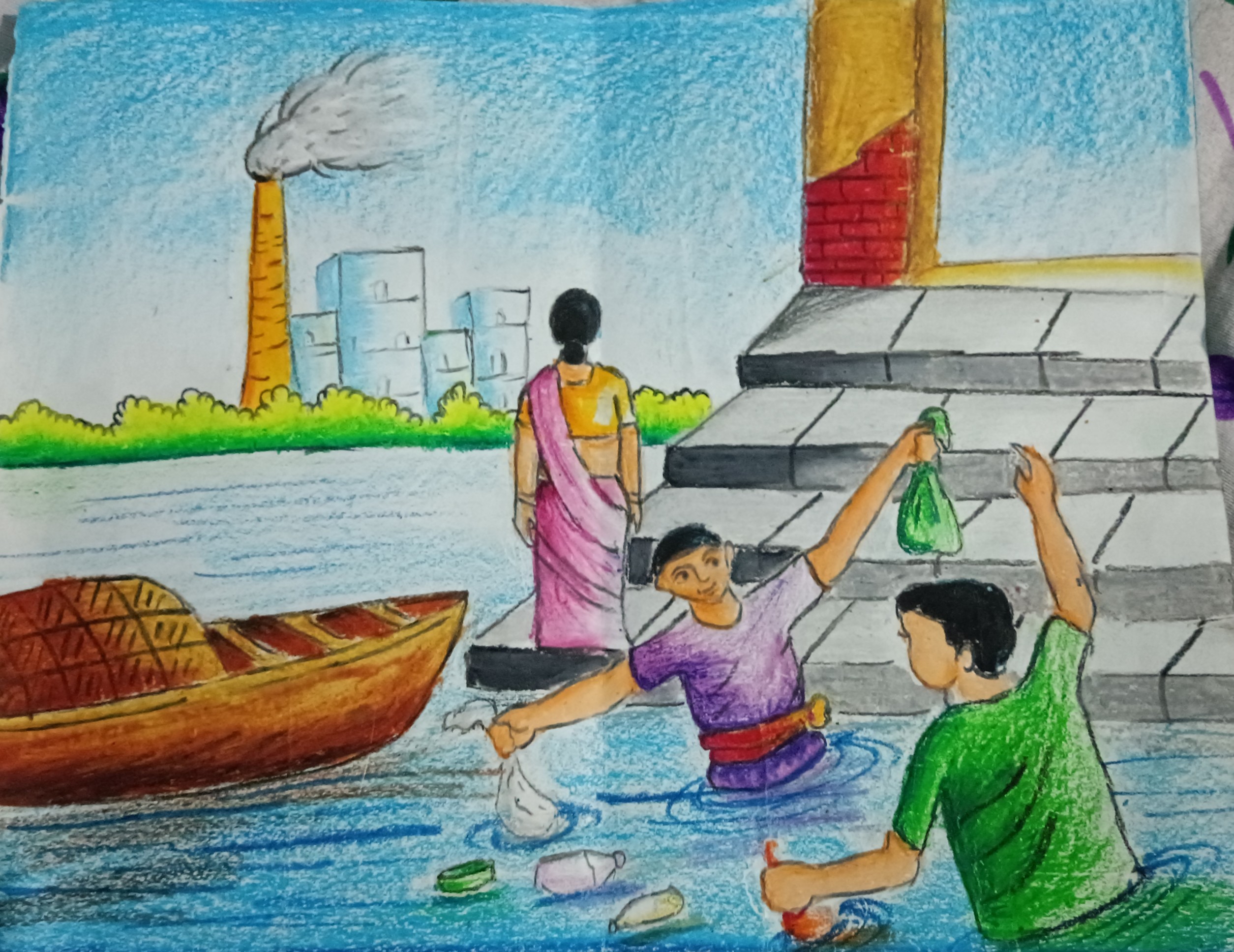 Clean India Green India Poster drawing easy | Swachh Bharat Abhiyan poster  drawing| Easy drawing - YouTube