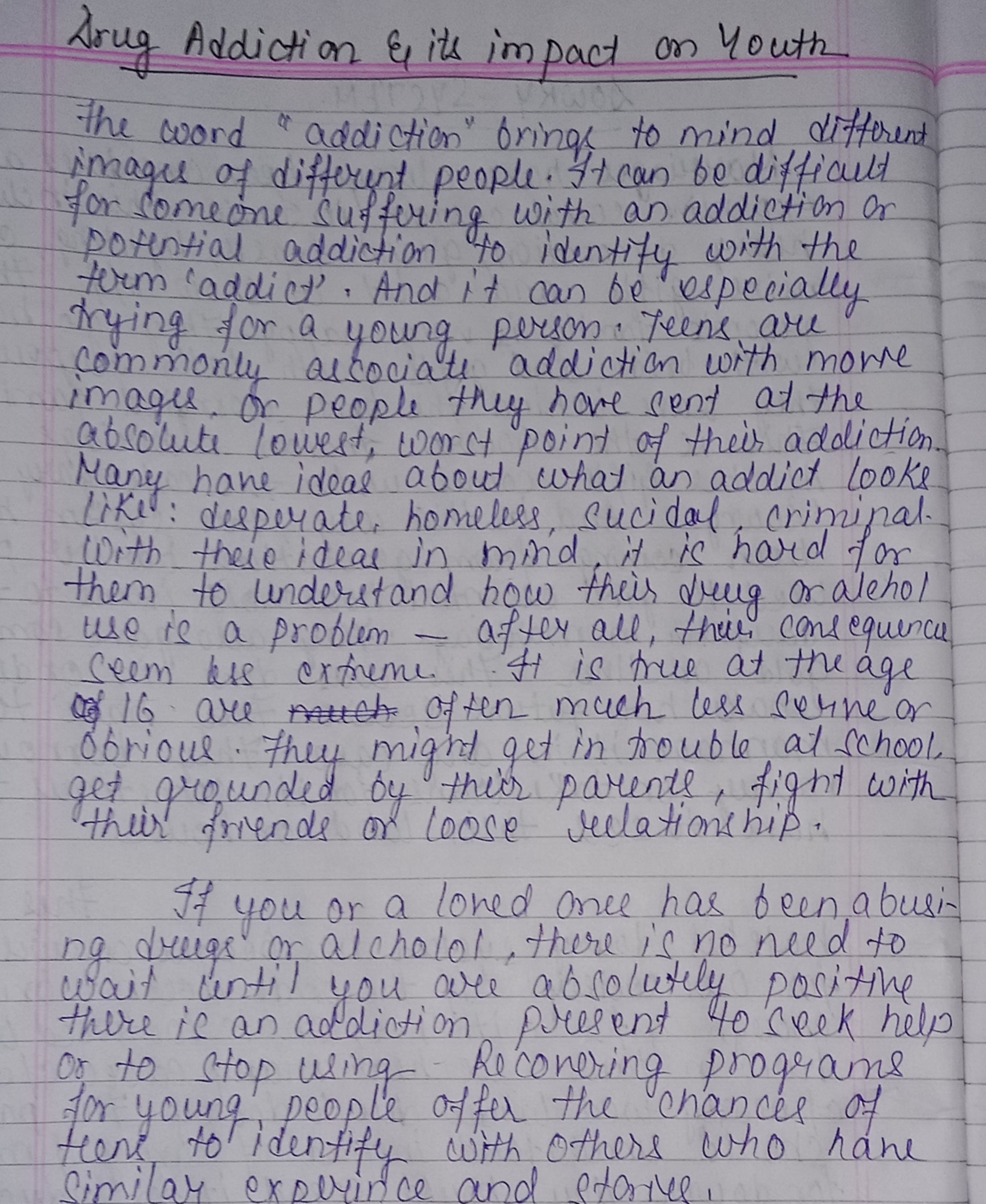 Drug Addiction And Its Impact On Youth India NCC