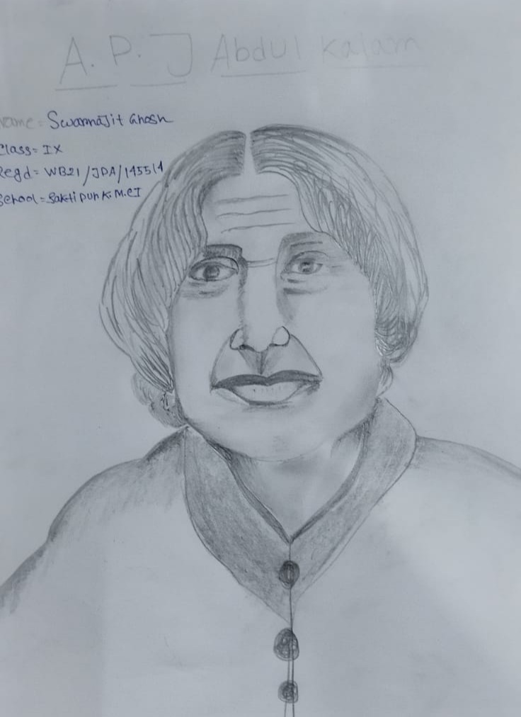 Apj Abdul Kalam Pencil Drawing