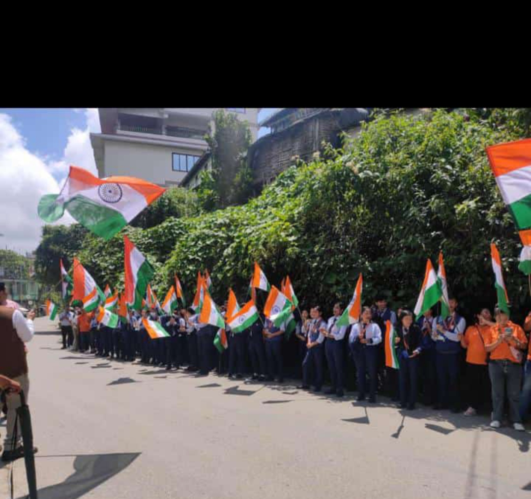 Rally by Ncc cadets with presence of different College and School ...