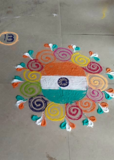 Rangoli Competition – India NCC