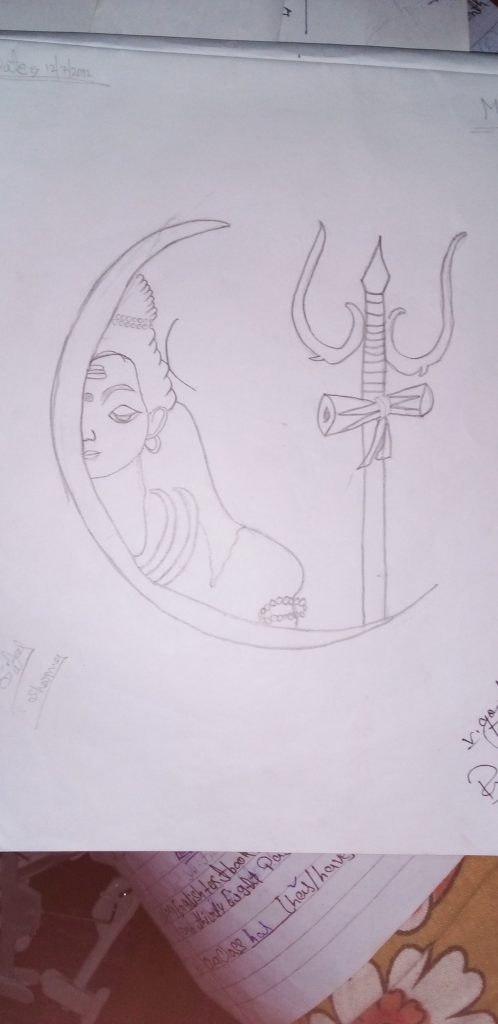 Art&Graphic - Lord Shiva Drawing | Bholenath Drawing |... | Facebook