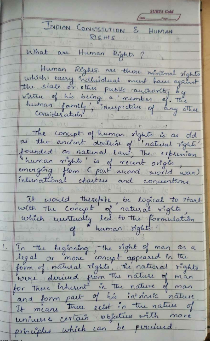 Indian Constitution And Human Rights India Ncc Indian Constitution And Human Rights India Ncc