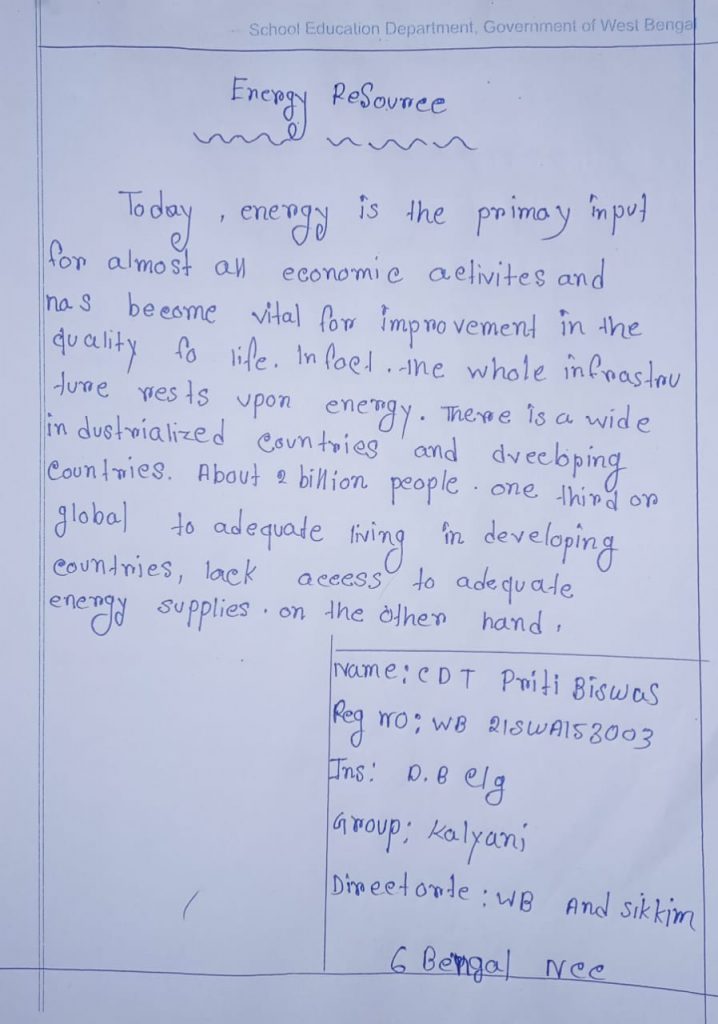 article review about issues concerning the energy resources