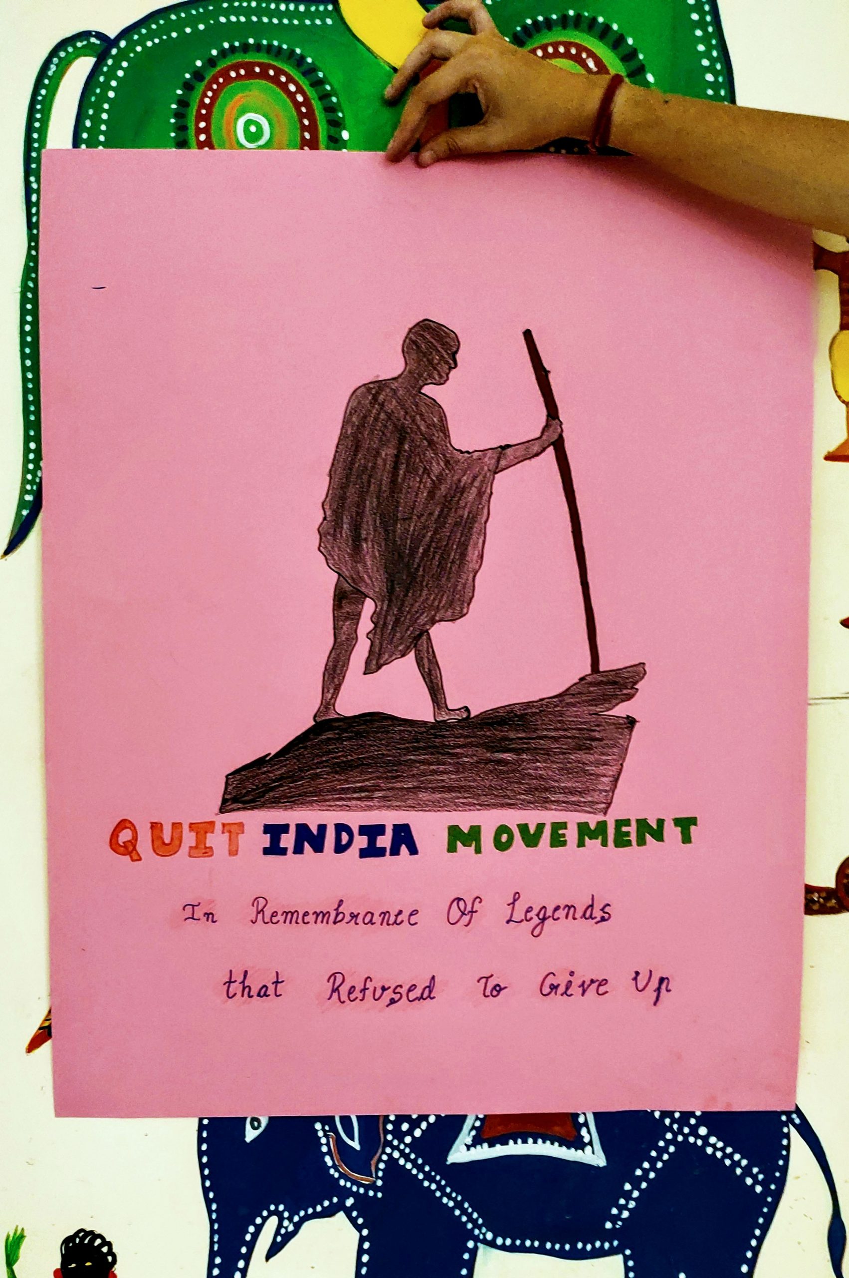 PRESIDIANS COMMEMORATE THE QUIT INDIA MOVEMENT WITH ENTHUSIASM!