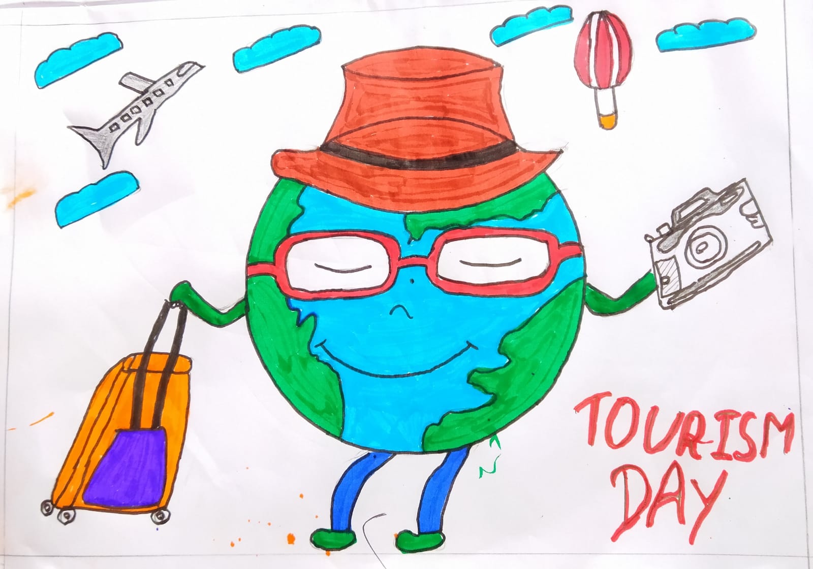 World Tourism Day Poster India NCC