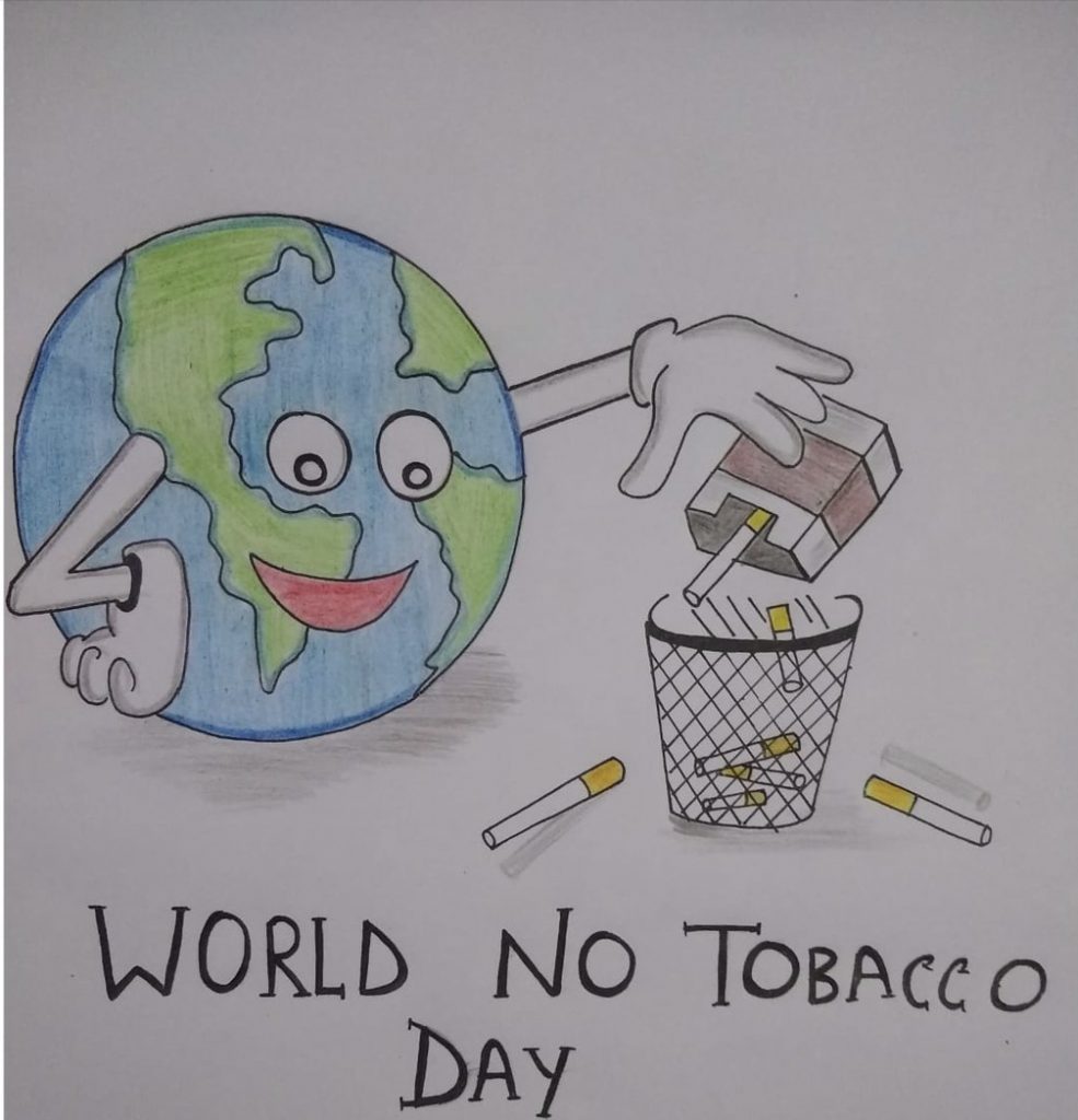 Anti Tobacco Day Drawing / World No Tobacco Day Drawing / No Tobacco Drawing  / No Smoking - YouTube