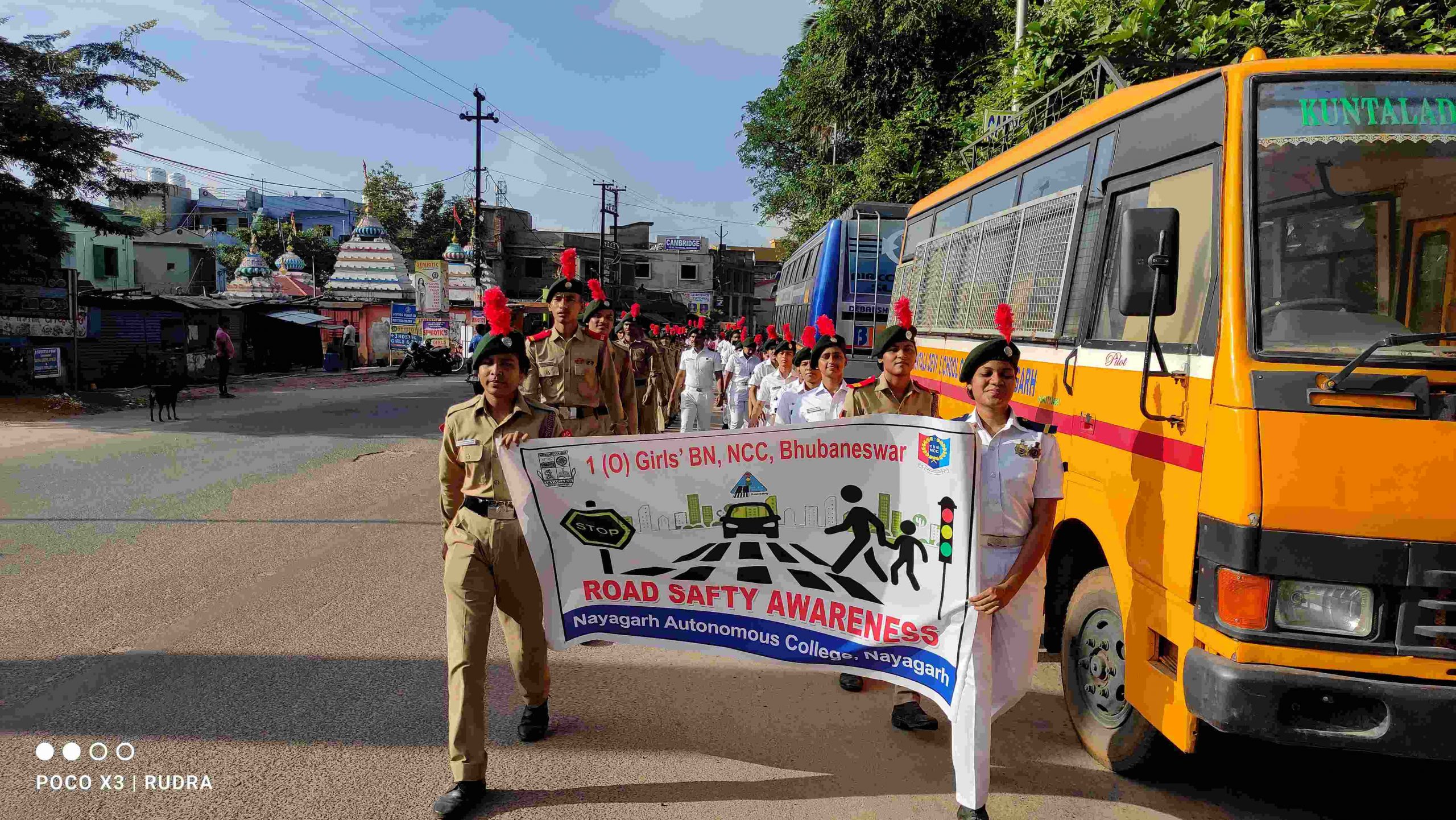 Road safety rally and program – India NCC