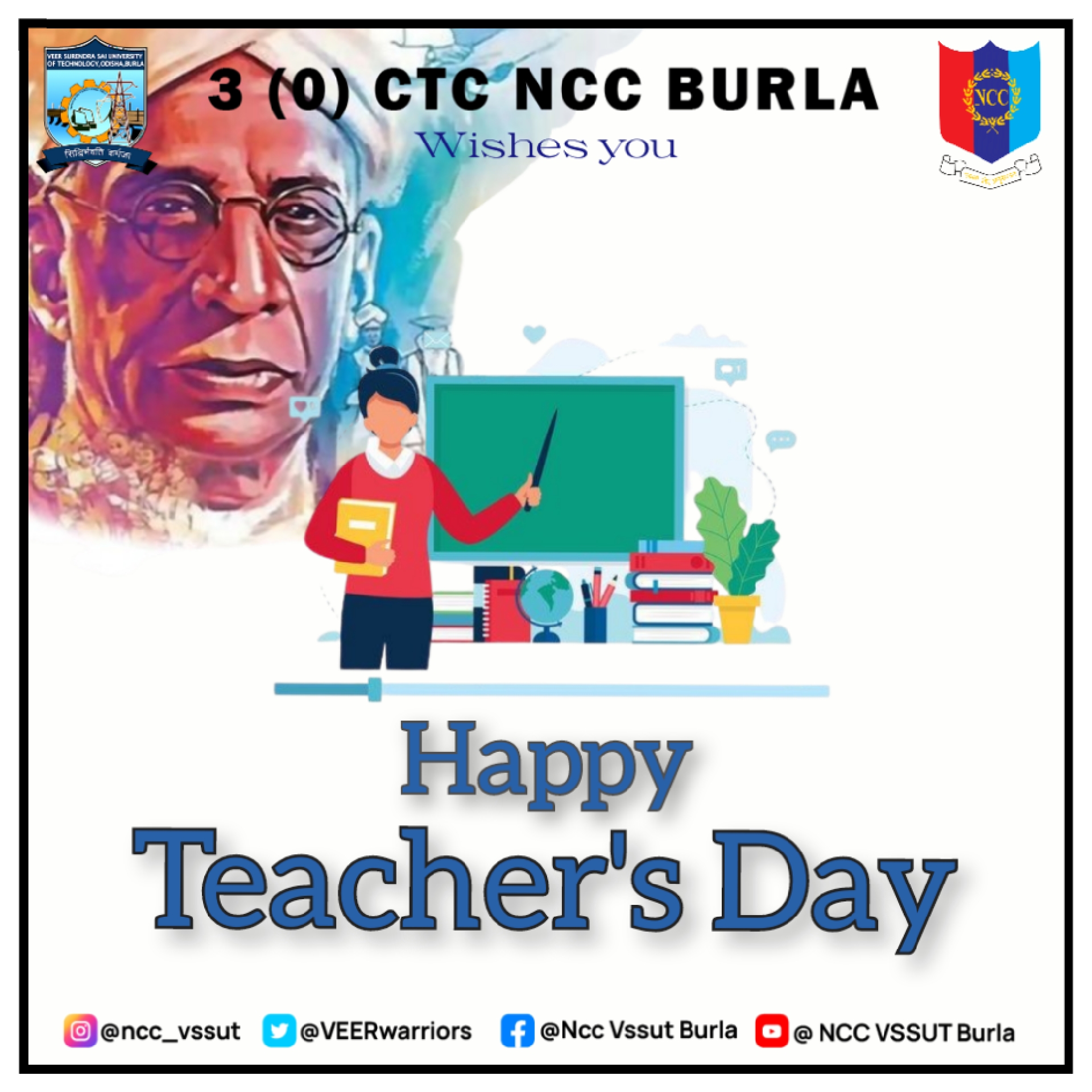 Teacher S Day Poster India Ncc