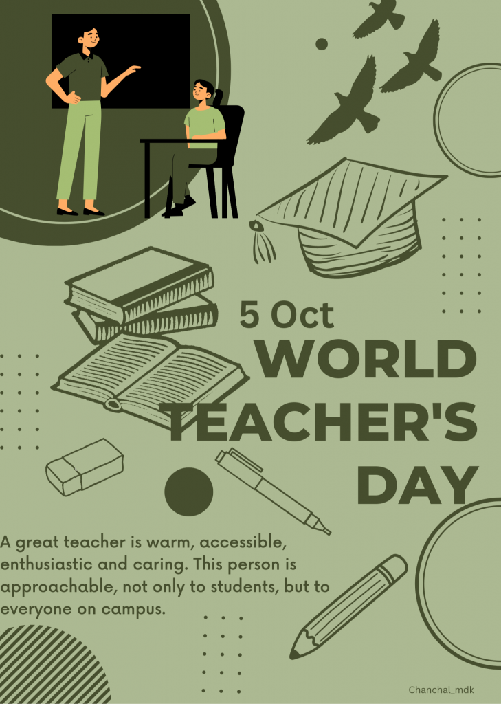 World Teachers Day Poster India Ncc