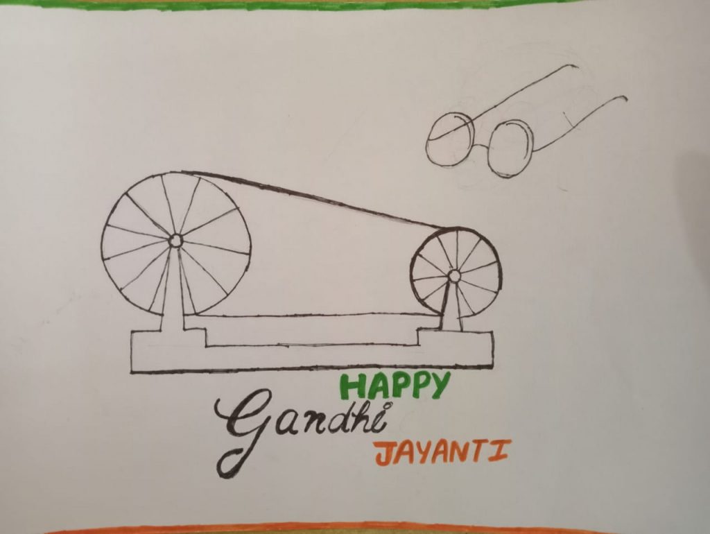 Drawing on Gandhi Jayanti | Curious Times