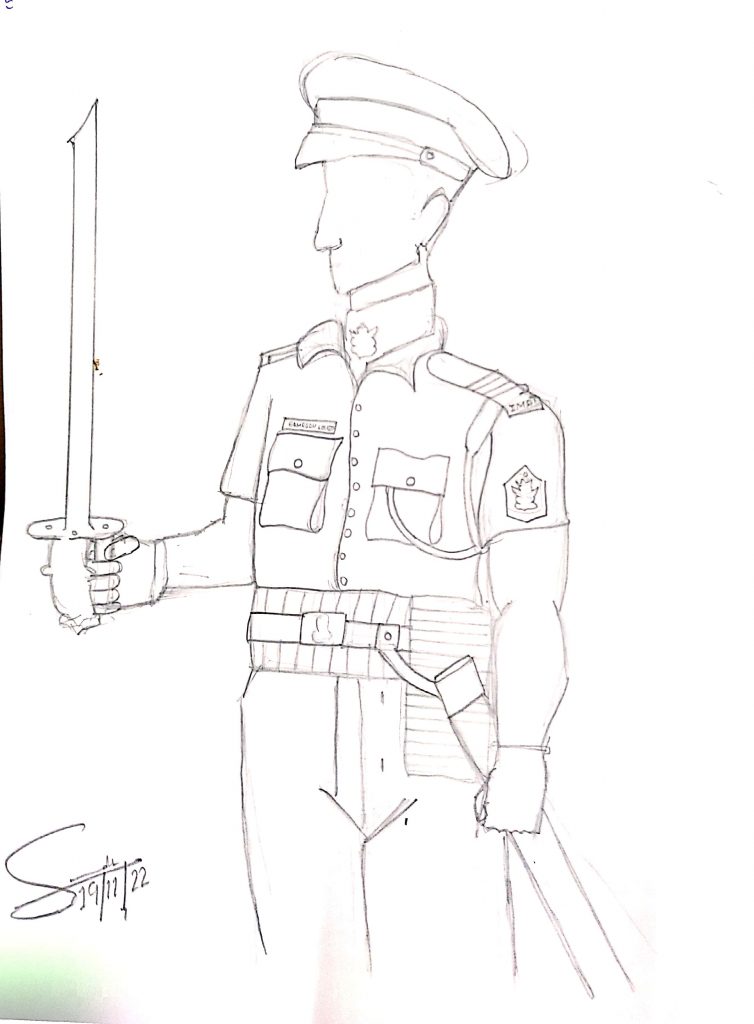 CADET DRAWING – India NCC