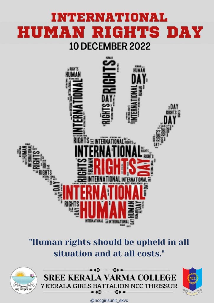 INTERNATIONAL HUMAN RIGHTS DAY – India NCC