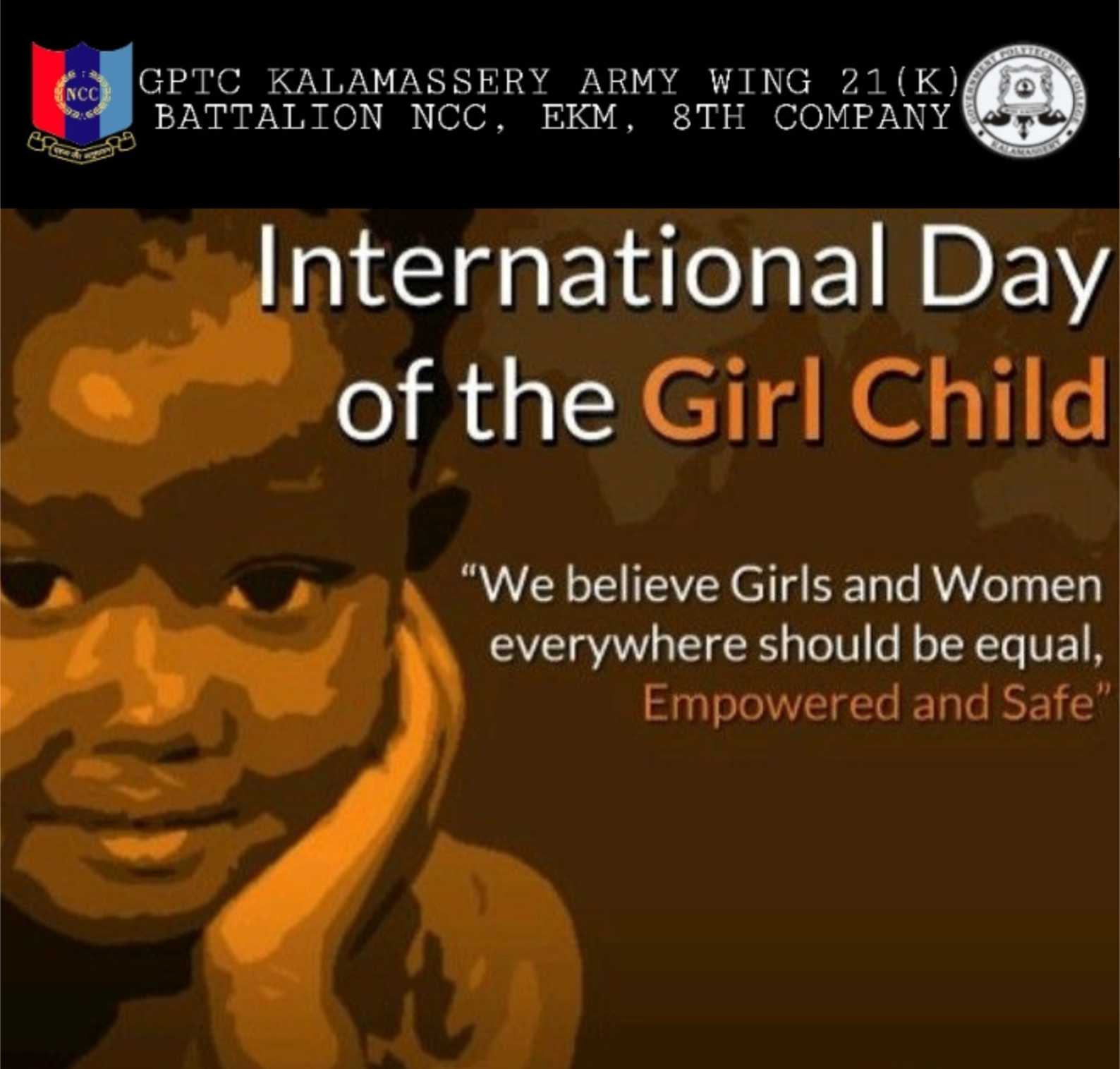 international day of girl child India NCC