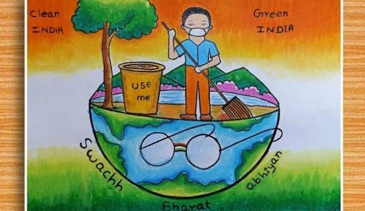 Drawing on Clean India – India NCC-saigonsouth.com.vn