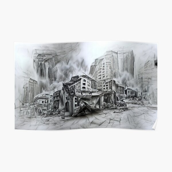Earthquake Drawing by Murphy Elliott  Pixels