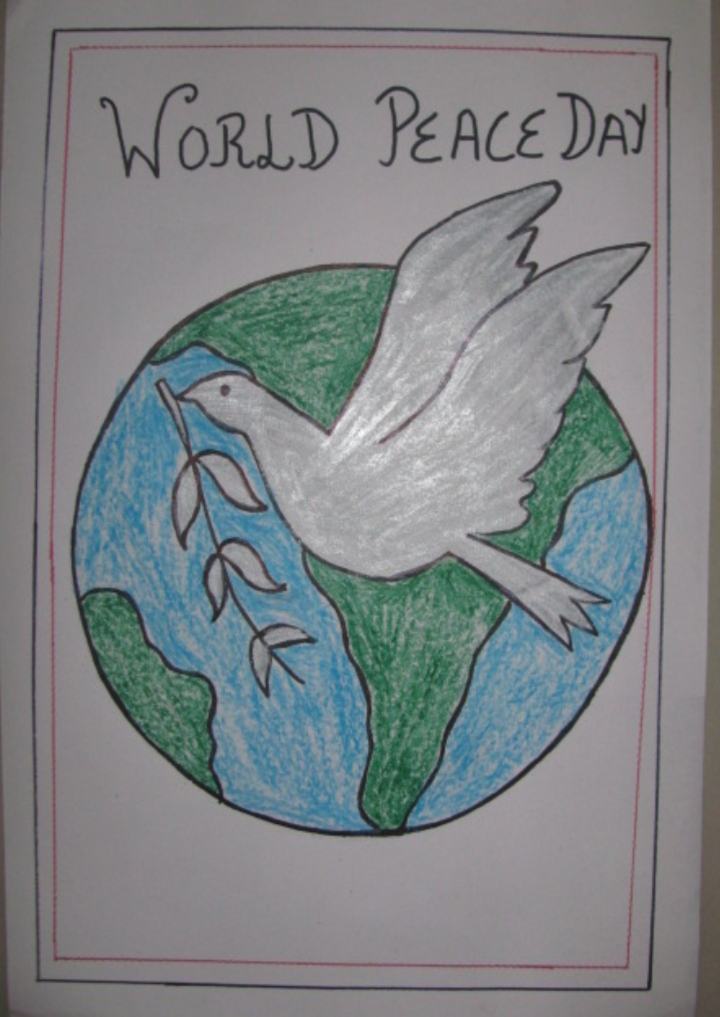 NSB Middle School student finalist in Lions Peace Poster Contest
