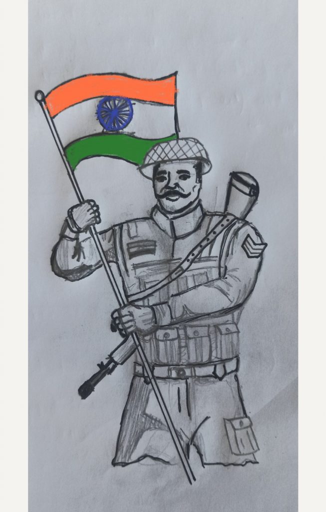 Portrait of an Indian army man - PixaHive-saigonsouth.com.vn