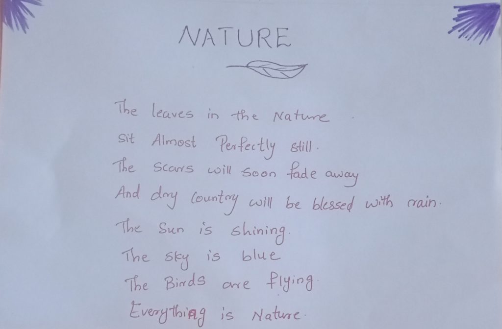 Poem about Nature – India NCC