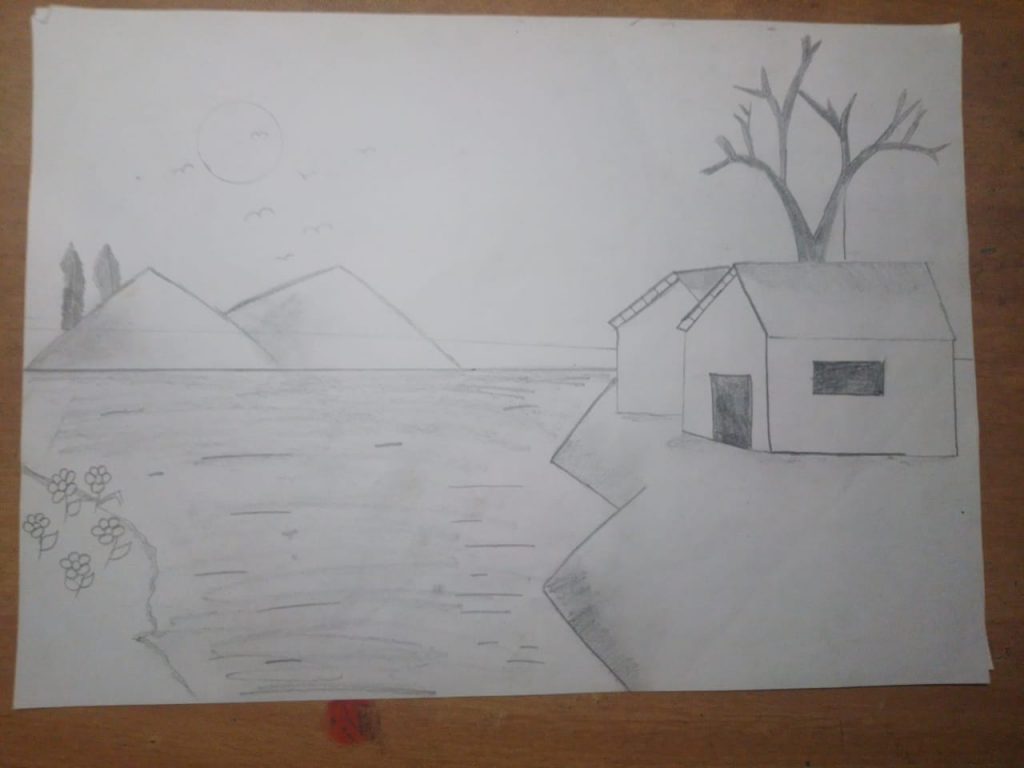 Simple sketch | Pencil drawing pictures, Sketches easy, Pencil sketch images