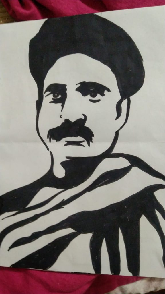 Bhagat singh  Bhagat singh Indian freedom fighters Portrait sketches