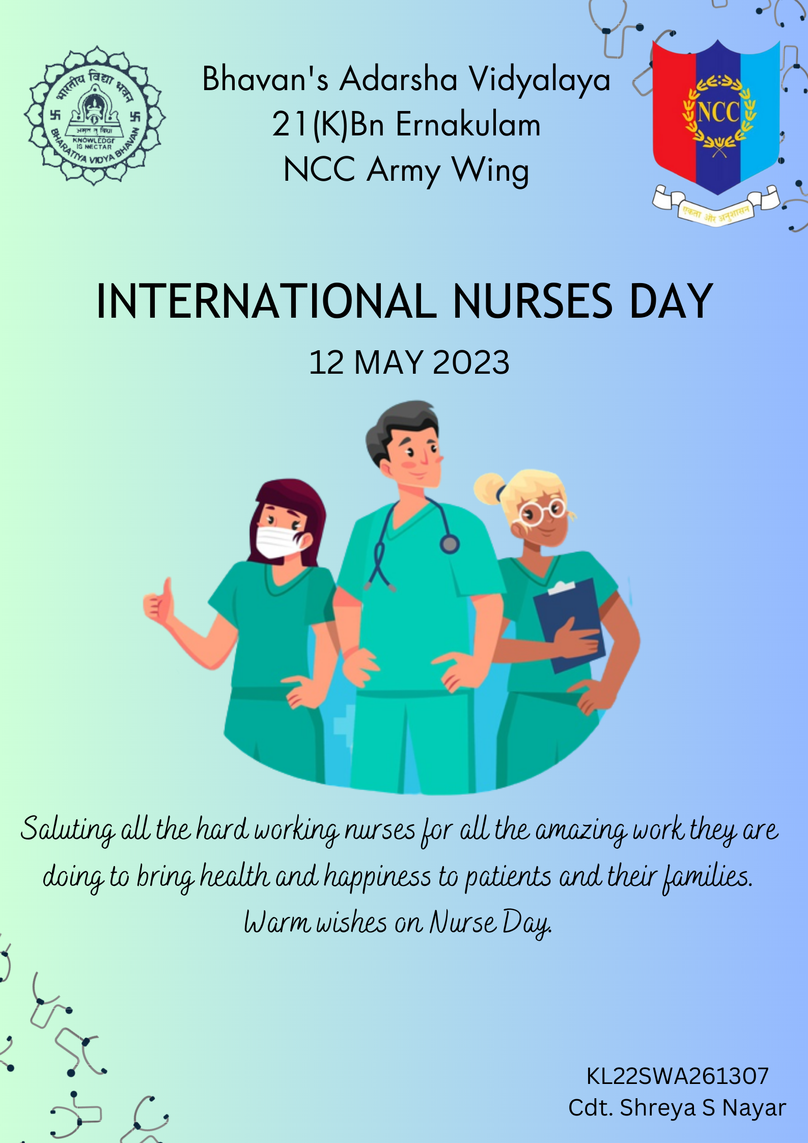 International Nurses Day India NCC