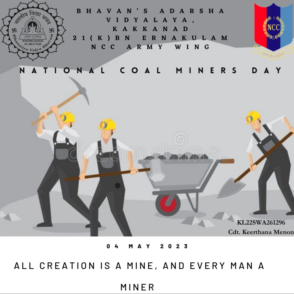 National coal miners day India NCC