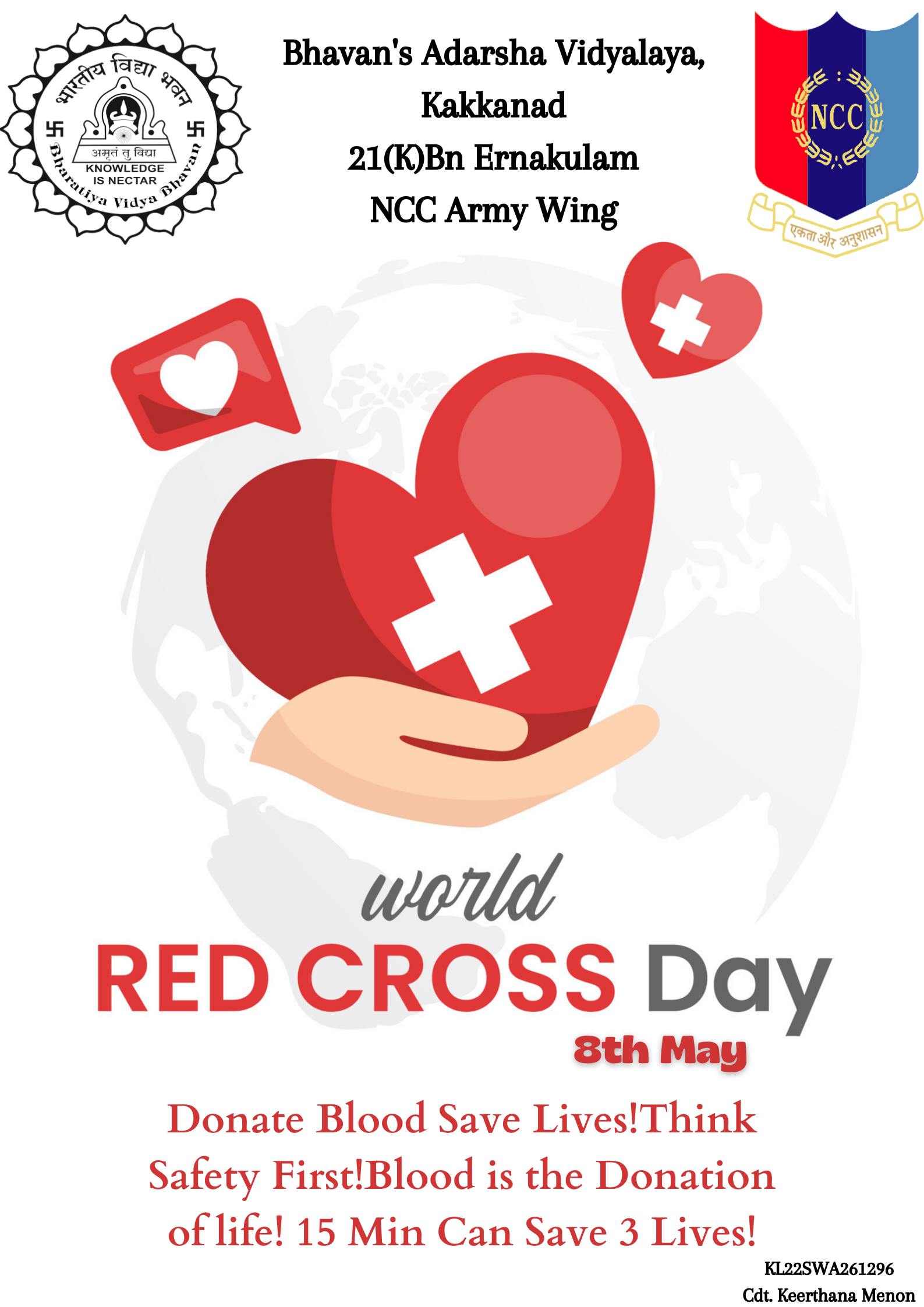 World red cross day India NCC