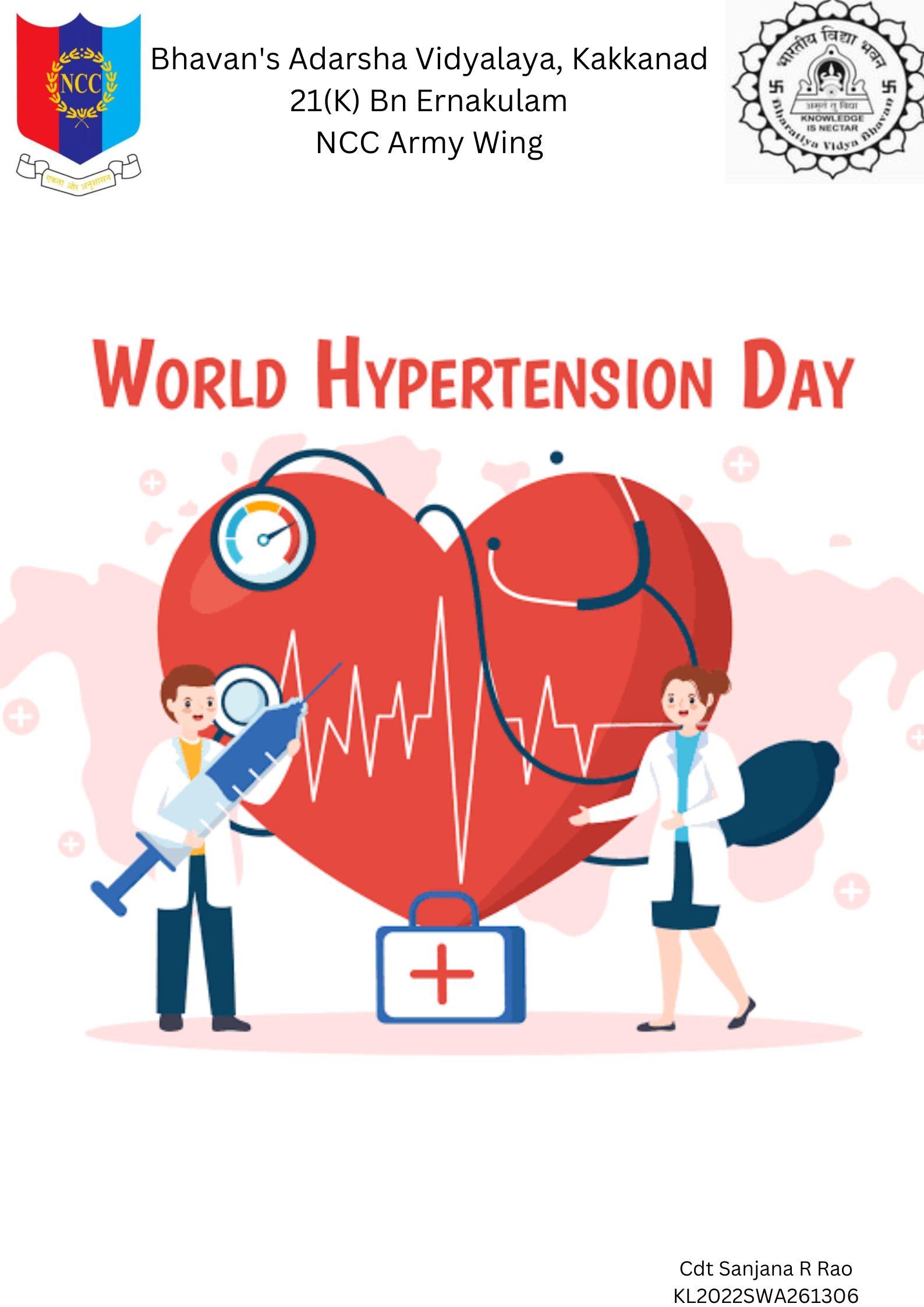 World hypertension day India NCC