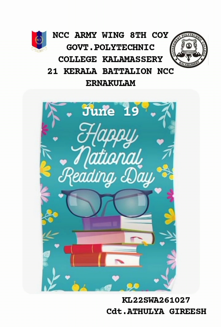 NATIONAL READING DAY? India NCC