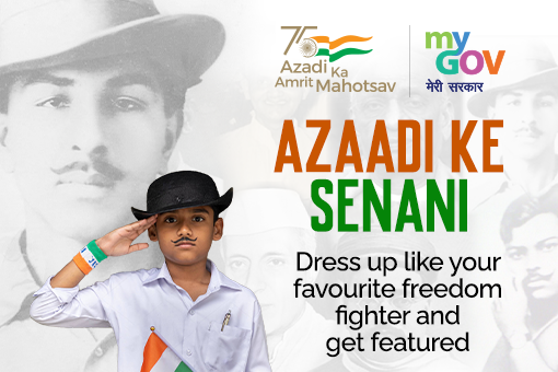 Azaadi Ke Senani-Dress Up Like Your Favourite Freedom Fighter