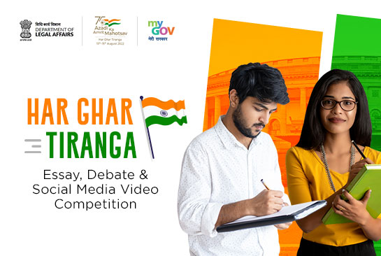 Har Ghar Tiranga – Essay, Debate and Social Media Video Competition