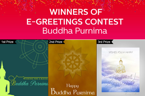Announcing Winners of E-Greetings for Buddha Purnima 2016