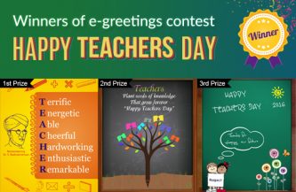 Announcing the Winners of Teachers’ Day e-Greetings Contest 2016