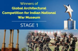 Announcing Winners for Stage 1 of Global Architectural Competition for Indian National War Museum