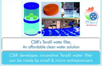 TERAFIL WATER FILTER—AN AFFORDABLE CLEAN WATER SOLUTION