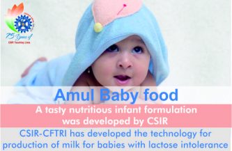 बेबी फूड को लेकर CSIR (सीएसआईआर ) को मिली अहम सफलता