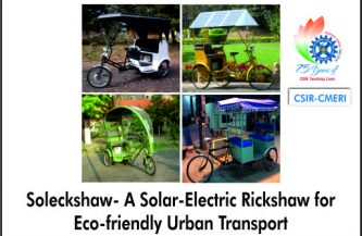SOLECKSHAW – A solar-electric rickshaw for eco-friendly urban transport