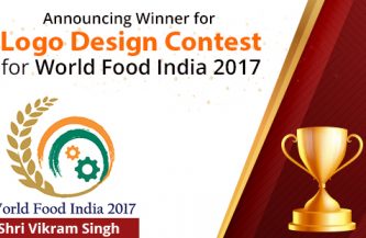 वर्ल्ड फूड इंडिया 2017 के लोगो डिजाइन प्रतियोगिता के लिए विजेता की घोषणा