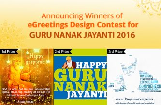 Winners of eGreetings Design Contest for Guru Nanak Jayanti 2016
