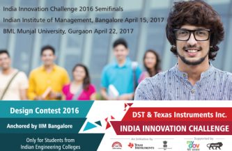Semifinals of DST and Texas Instruments Inc. India Innovation Challenge Design Contest 2016