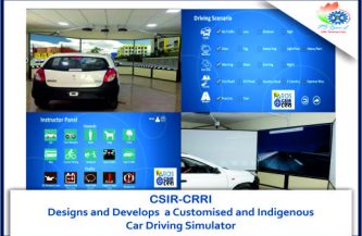 CSIR-CRRI’s Indigenous Car Driving Simulator for Comprehensive Driver Testing to enhance  Road Safety