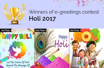 Announcing Winners of eGreetings design contest for Holi 2017