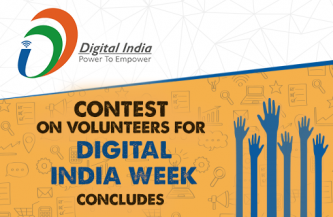 Contest on Volunteers for Digital India Week concludes