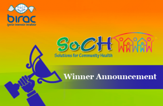 Winner Announcement – Innovation Challenge Award, SoCH (Solutions for Community Health)