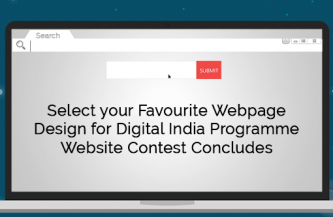 Select your Favourite Webpage Design for Digital India Programme Website contest concludes