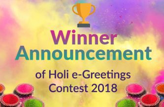 Announcing the Winners of Holi e-Greetings Contest 2018