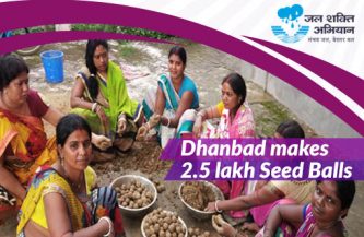 Dhanbad makes 2.5 lakh Seed Balls