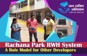 Rachana Park RWH system – A role model for other developers